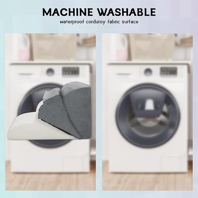 Dog Stairs for Small Dogs and Cats, 20" H 4 Steps Dog Ramp for High Beds, Couch, Sofa, Waterproof Pet Stairs with Removable Washable Cover, Non-Slip Sturdy Pet Steps