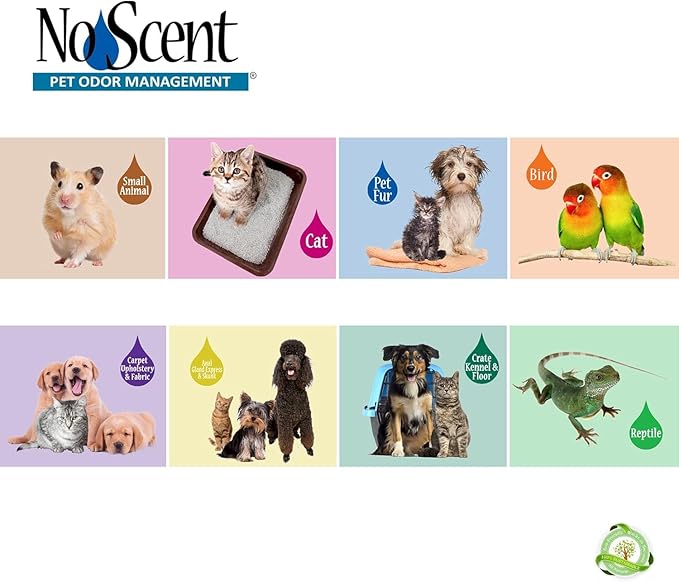 No Scent - Cat Litter Box Cleaner - 128 Fl Oz (3.8 L) - Odor & Stain Remover with Probiotic Formula - Freshener for Furniture, Fabric, Hard Surfaces & Car