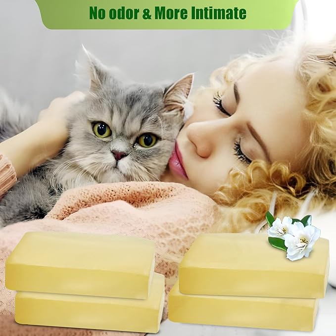 Replacement Odor Eliminator for MeoWant Self-Cleaning Cat Litter Box, Cat Toilet Deodorizer Compatible with MeoWant Automatic Litter Box (4 Pack)