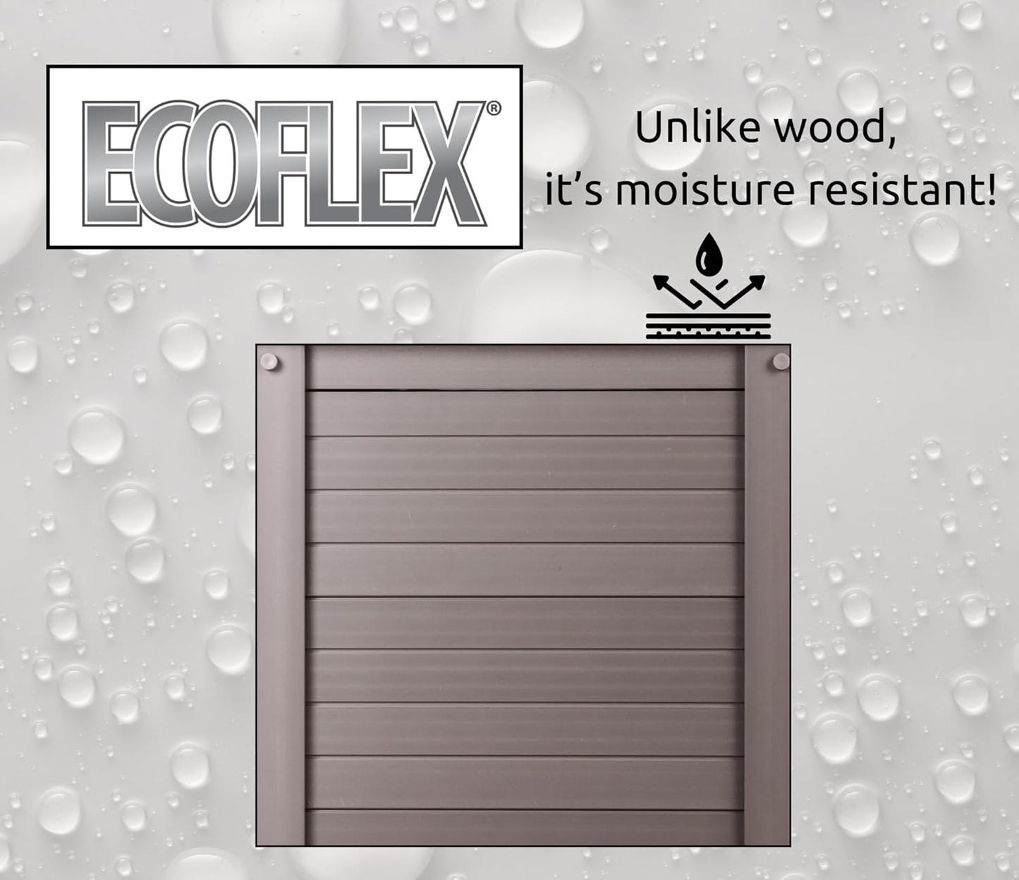 New Age Pet ECOFLEX Dog Crate End Table - Furniture-Style Pet Crate for Crate Trained Dogs - Stainless Steel Tubing & a Latched Closure - 10 Year Manufacturer's Warranty, Medium, Brown