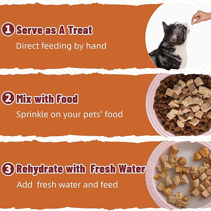 Just Try 8.71 oz Freeze-Dried Chicken Liver Treats for Dogs - Natural, Protein-Packed Dog Training Snacks - Grain-Free, Iron & Vitamin A Rich