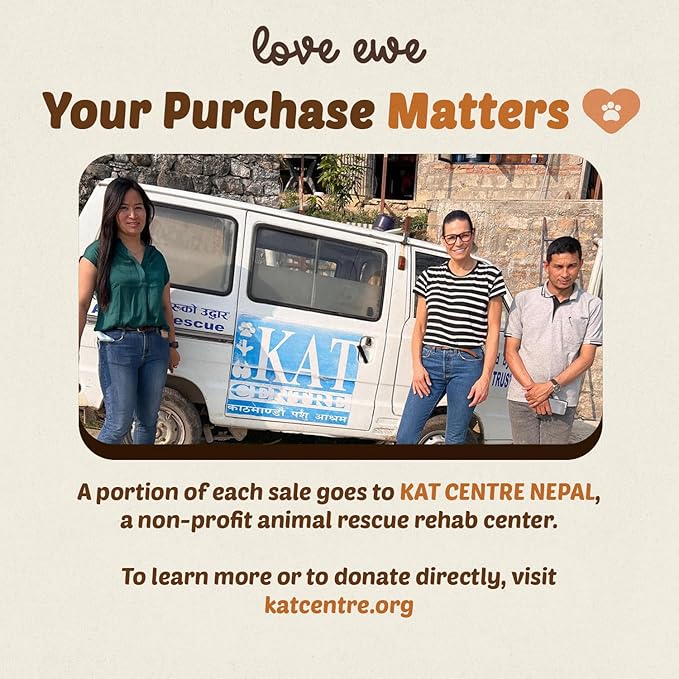 Hustle & Blush Wool Felt Balls 3 Pack Love Ewe Pet Supplies - 2 in Felted Wool Cat Toys 100% New Zealand Wools Felt Cat Toys Handmade Wools Felts Balls - Cats Felts Ball with Bell - Roll The Mice