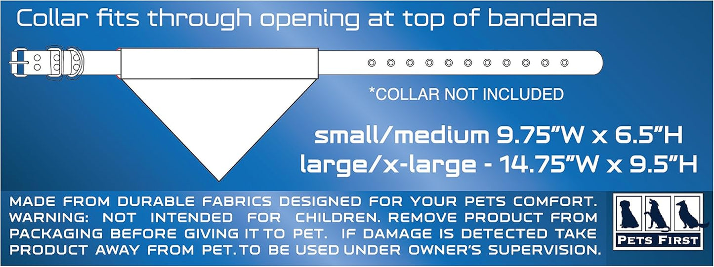 Pets First Collegiate Pet Accessories, Reversible Bandana, Texas A&M Aggies, Small/Medium