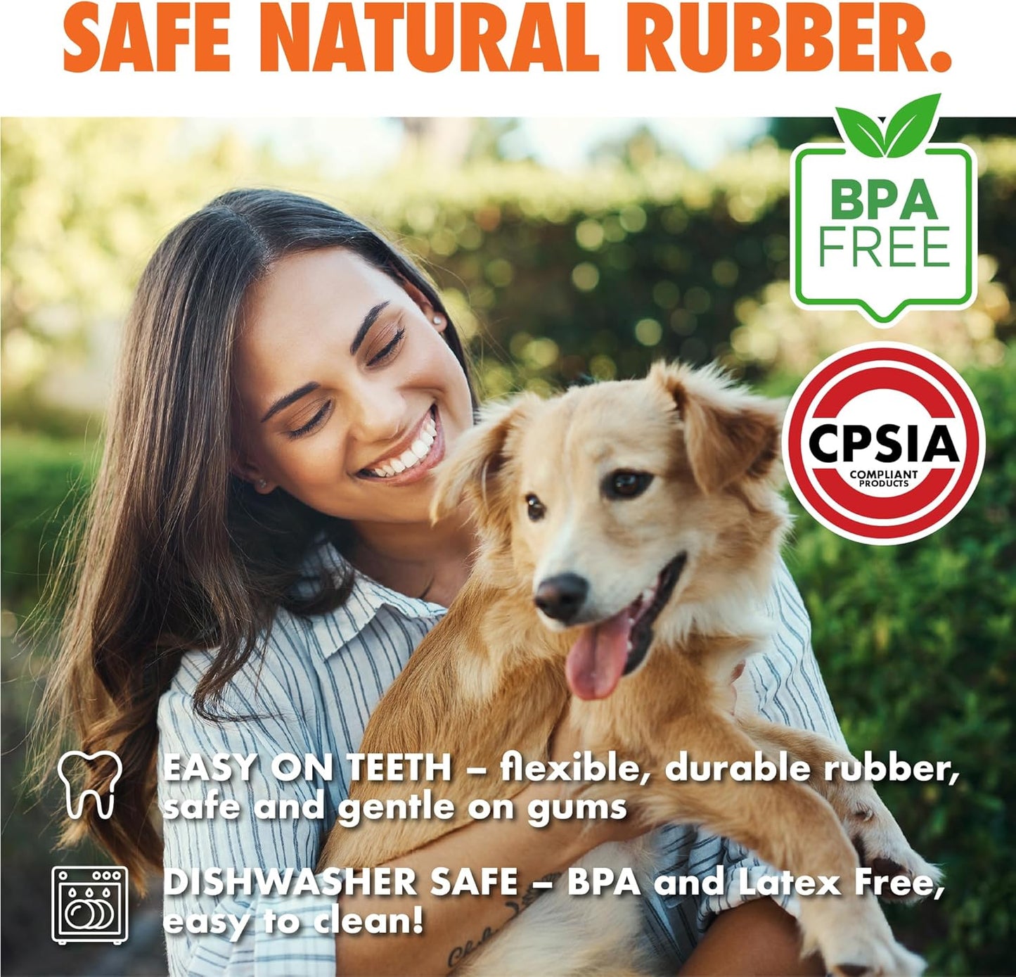 Max Fusion with Nike Grind, Dog Chew Toy, Arlee Weeble Treat Dispensing Toy for Dogs, Durable & Interactive for Pets, M