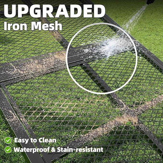 Dog Ramp for Car, 74x20 Inches Outdoor Portable Dog Ramps for Large Dogs with Reflective Strips, Non-Slip Surface Pet Ramp (Support Up to 150LBS)