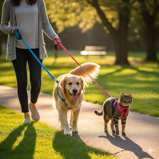 The Magic of Enjoyable Walks! Bark&amp;Meow's Tips for Safe and Fun Pet Walks