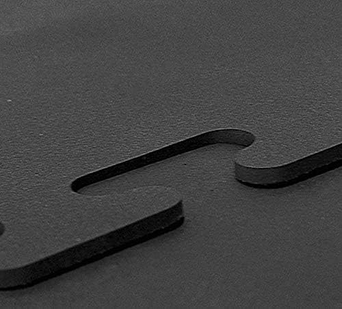 American Heavy Duty Stable/Horse Tiles - Thick, Durable Rubber Flooring - Solid Black 12' x 20' Set - 60 Tiles Total (1/2" Thick)