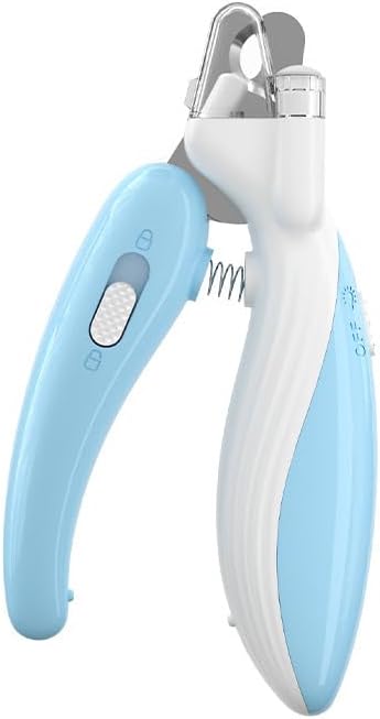 Cat Nail Clippers, Whale Shape Precision Trimming Tool, Ergonomic Non-Slip Handle, Safety Guard, Compact &amp; Easy to Clean (Blue)