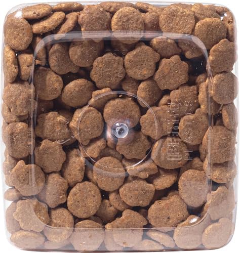 Friskies Purina Natural Cat Treats Party Mix Natural YUMS with Real Salmon and Added Vitamins, Minerals and Nutrients - 20 Oz. Canister (Pack of 2)