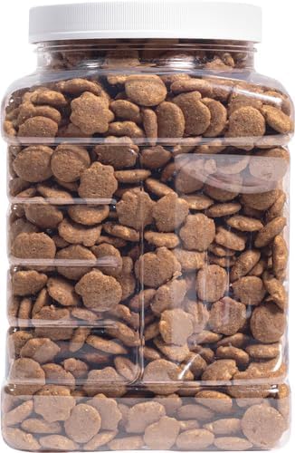 Friskies Purina Natural Cat Treats Party Mix Natural YUMS with Real Salmon and Added Vitamins, Minerals and Nutrients - 20 Oz. Canister (Pack of 2)