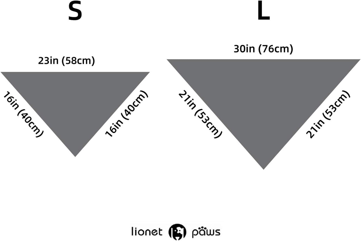 Lionet Paws Halloween Dog Bandana for Small Medium Large Dogs, Cat Dogs Kerchief Triangle Bibs Scarf Pumpkin for Girl or Boy