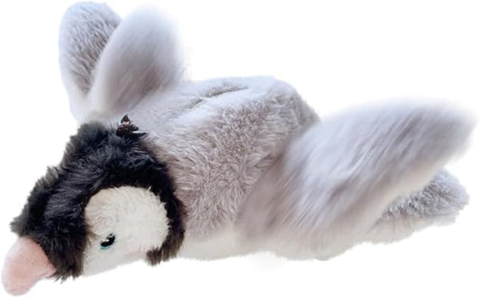 Cat Toy, 2026 Upgrade Interactive Chirping Bird with Flapping Wings, Rechargeable Toy for Indoor Cats (Grey)