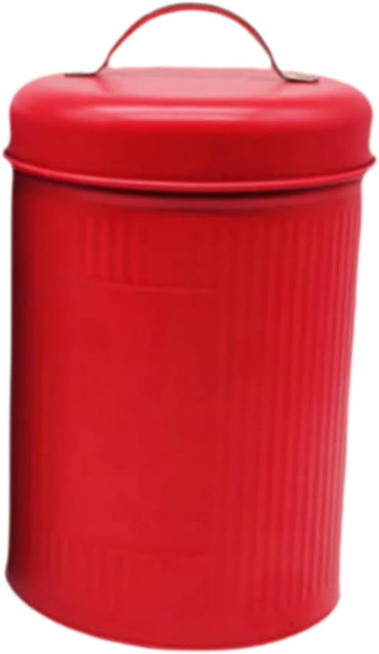 Dog Treat Container Airtight Dog Cookie Jar Portable Elegant Rustic with Seal Canister