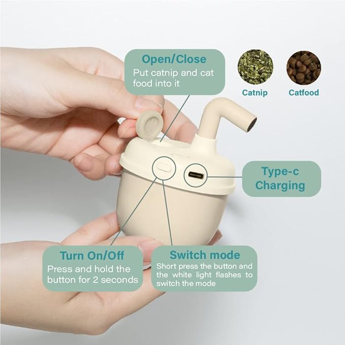 CALEMBOU Cat Laser Toy,Pet Automatic Laser Cat Toys for Indoor Cats Kitten Tumbler Interaction Toys, USB Charging, 360 Degree Irregular Rotation Three Adjustable Modes