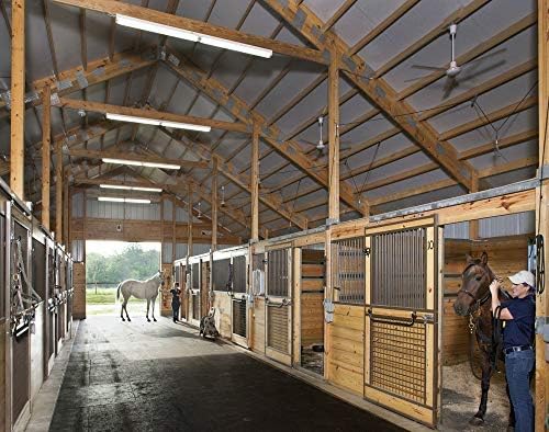 American Floor Mats - Heavy Duty Stall Tiles - Stable/Horse Tiles - Thick, Durable Rubber Flooring Solid Black 1 Center Tile 3/4" Thick