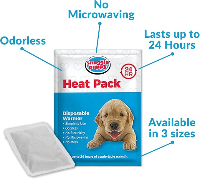 Original Snuggle Puppy Essentials Starter Kit - Heartbeat Puppy for Dogs - Calming Aid with 3 Heat Packs, Puppy Teething Toy, Dog Chew Toy and Dog Blanket
