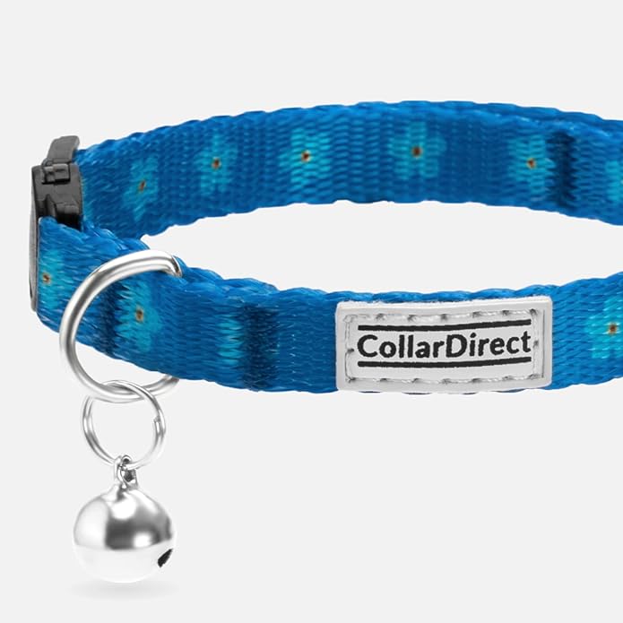 CollarDirect Cat Collar Breakaway with Removable Bell Set of 2 PCS
