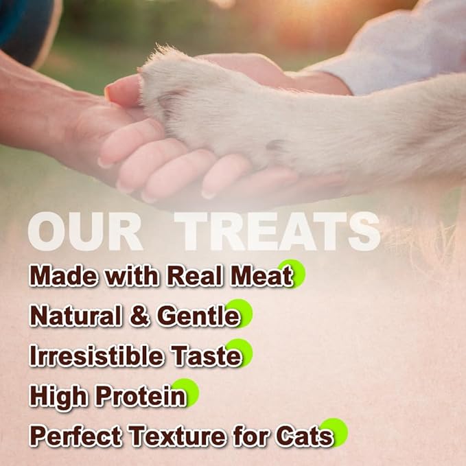 AFreschi Natural Cat Treats Buffalo& Chicken & Fish Star Shape 6 oz, All-Natural, High-Protein, Grain-Free, Healthy, Low-Fat, Easily Digestible