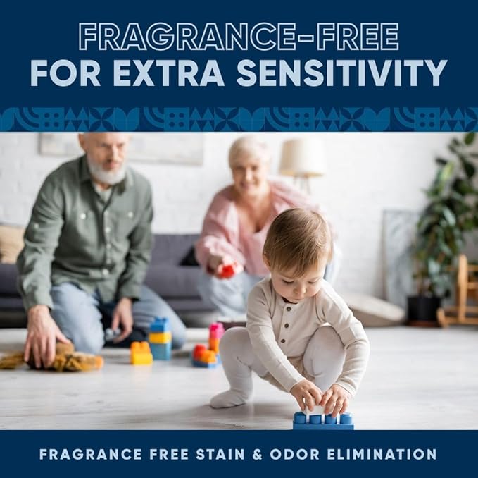 Eco Strong Pet Stain and Odor Remover - Cat Urine Enzyme Cleaner, Urine Destroyer for Dogs, Pet Urine Enzyme Cleaner [All New Fragrance Free] - 160oz Bundle