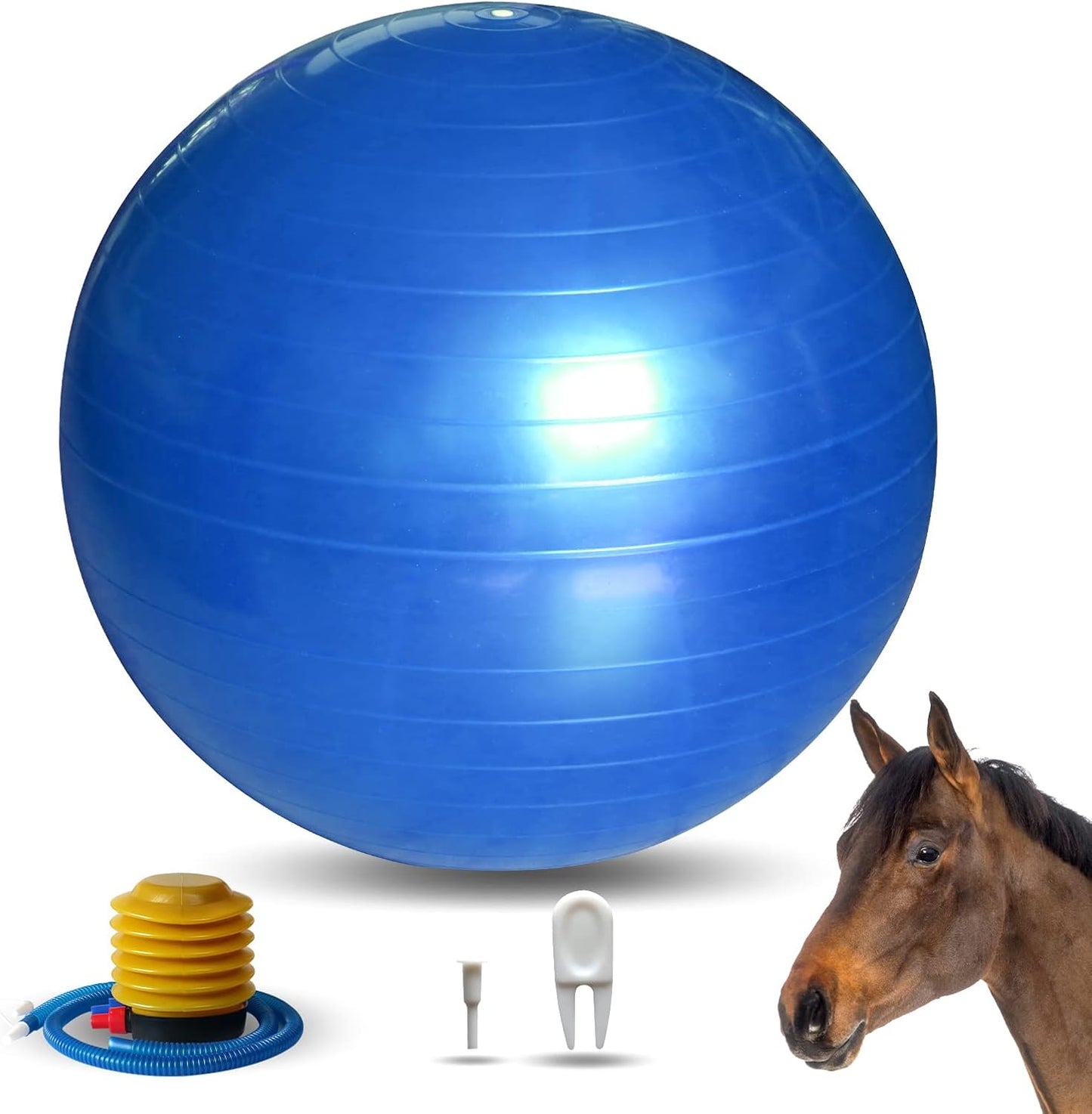 17 Inch Horse Play Ball - Anti-Burst Herding Ball for Play & Training
