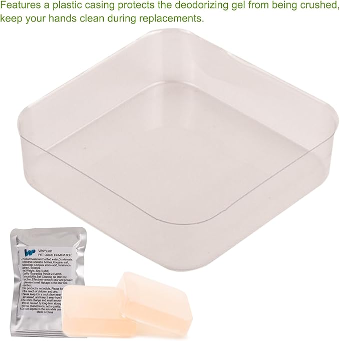 6 Pack Pet Odor Eliminator,Cat Litter Box Odor Deodorant Gel Suitable Compatible with PuraMax 2,PuraMax & MAX PRO and basics cat litter box.