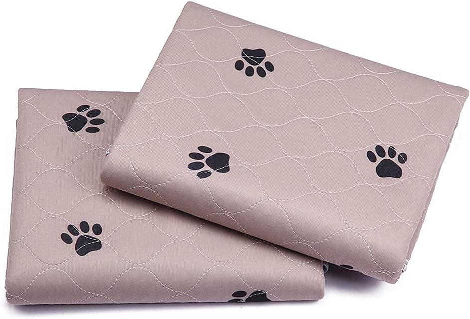 Washable Puppy Pads, Reusable Pet Training Pads - Large Dog Bed Mat, Waterproof & Super Absorbing