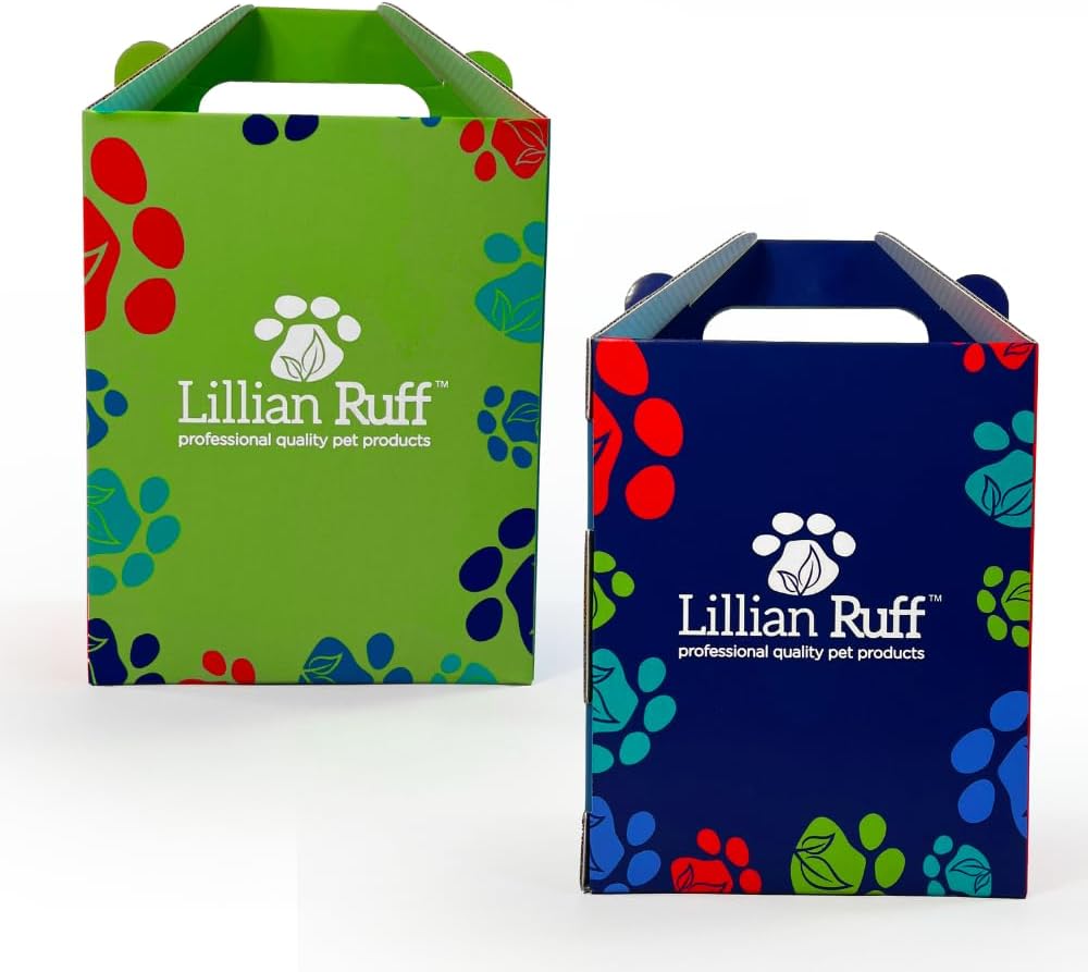 Lillian Ruff Starter Pack Gift Set for Dogs | Oatmeal Shampoo, Oatmeal Conditioner, Waterless Shampoo Citrus, Ear Cleaner & Otic Wax Solvent, Breath Spray, Leash Clip Waste Bag Dispenser with 15 Bags