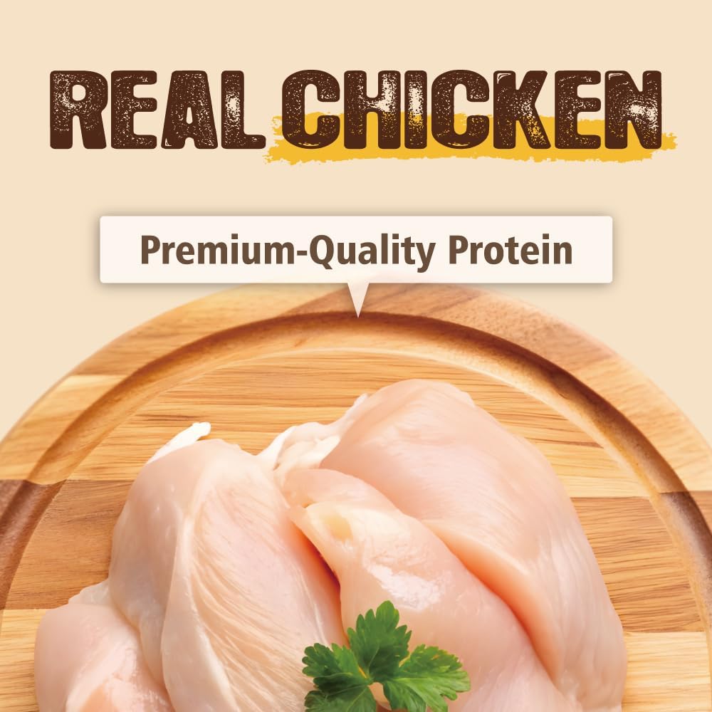 Gootoe Soft Chicken Jerky Cuts 1 lb, Dog Treats, All Natural, Hypoallergenic & Grain-Free, High-Protein, Healthy & Easily Digestible, Soft Texture, Resealable