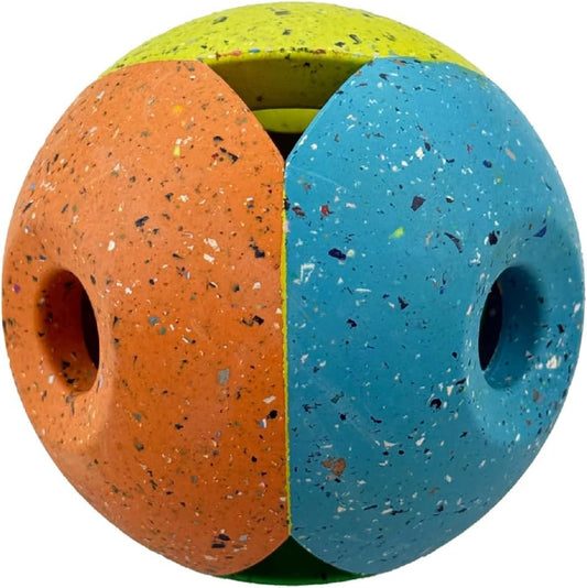 Max Fusion with Nike Grind, Arlee Quantum Treat Dispensing Dog Toy, Durable Dog Treat Toy, L