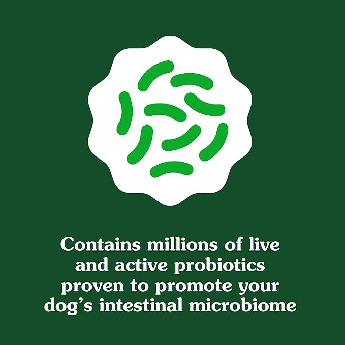 Greenies Supplements Digestive Health Probiotics for Dogs Chicken Flavor, 7.8 oz. Pouch of 40 ct.