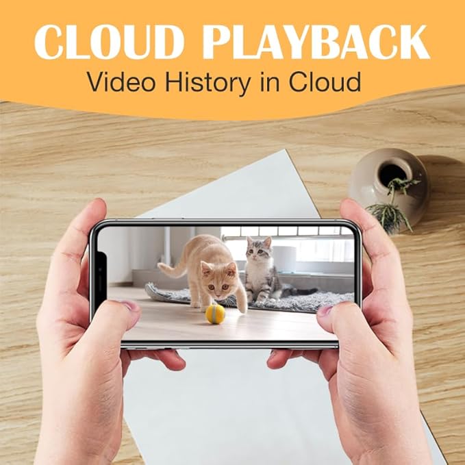 Automatic Cat Feeder with 2K HD Camera, 2.4/5G WiFi 6L Pet Feeder Automatic for Cats & Dogs, Dog Automatic Feeder APP Control, Programmable Cat Food Dispenser with Night Vision,Two-Way Audio (White)