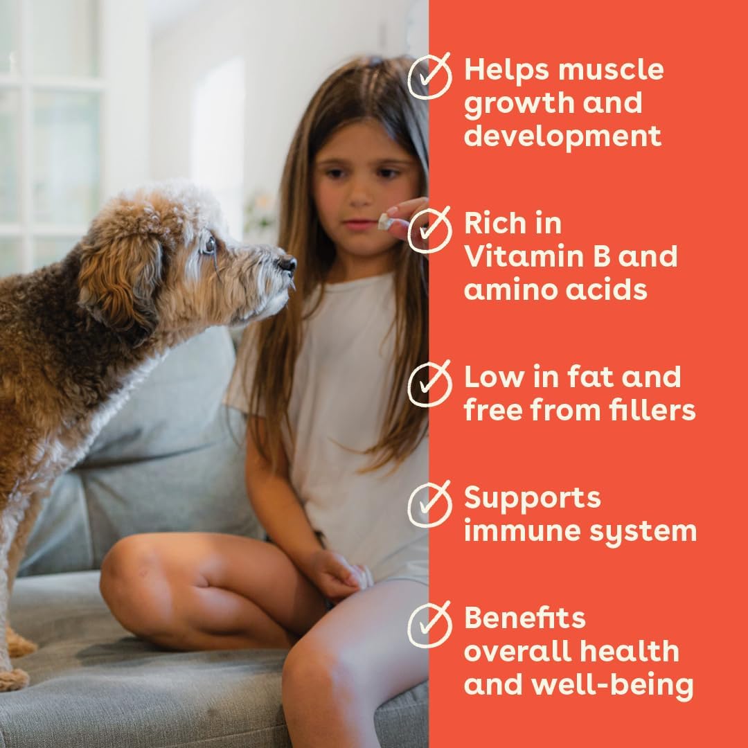 Pupford Freeze Dried Chicken Breast Treat for Dogs & Puppies - Healthy, Natural, Single Ingredient Dog Treats - Made in USA (5.75 oz)