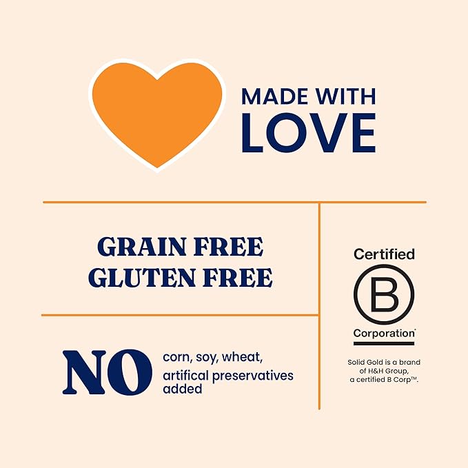 Solid Gold Wet Cat Food Shreds in Gravy - Canned Cat Food Made w/Real Tuna & Sardine - Five Oceans Grain Free 16ct/6oz Can