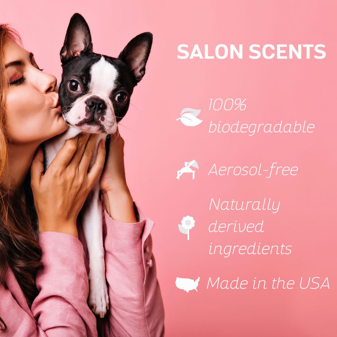 Bark2Basics Salon Scents Pet Grooming Cologne - 8 oz, Natural Professional Groomer Perfume for Dogs and Cats, Long Lasting, Made in The USA (Fresh and Clean)