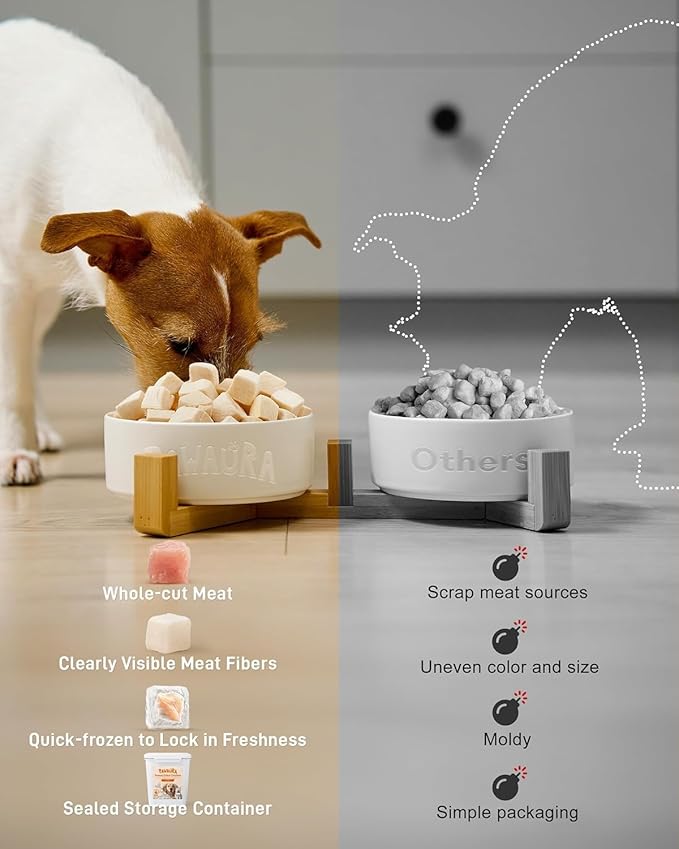 Freeze Dried Chicken Cats & Dogs Treats, High Protein Single Ingredient - No Additives | Grain Free | Training & Nutrition Supplements, Sealed Box, 3.52oz