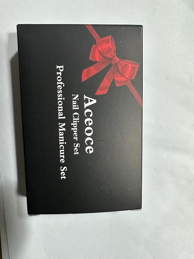 Aceoce Manicure Set Women Nail Clippers Professional Manicure Pedicure Kit Stainless Steel Nail Cutters Grooming Kit Personal Care Tools with Travel Case Gift for Women Gradual Purple