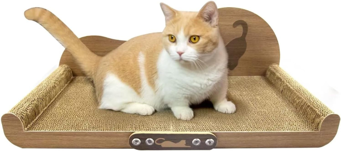 Cat Scratcher Couch Cat Scratching Bed Large Cat Scratcher Bed Cat Lounge Bed Scratching Pad for Indoor Cats