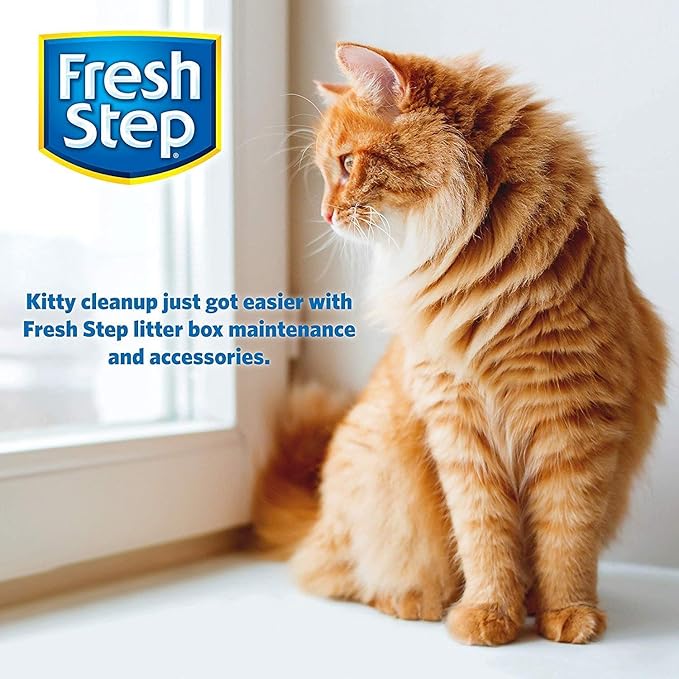 Fresh Step Cat Litter Crystals in Fresh Scent - Cat Litter Box Deodorizer - Combats Odors and Neutralizes Smells to Keep Your Home Clean, 15 Ounce - 3 Pack