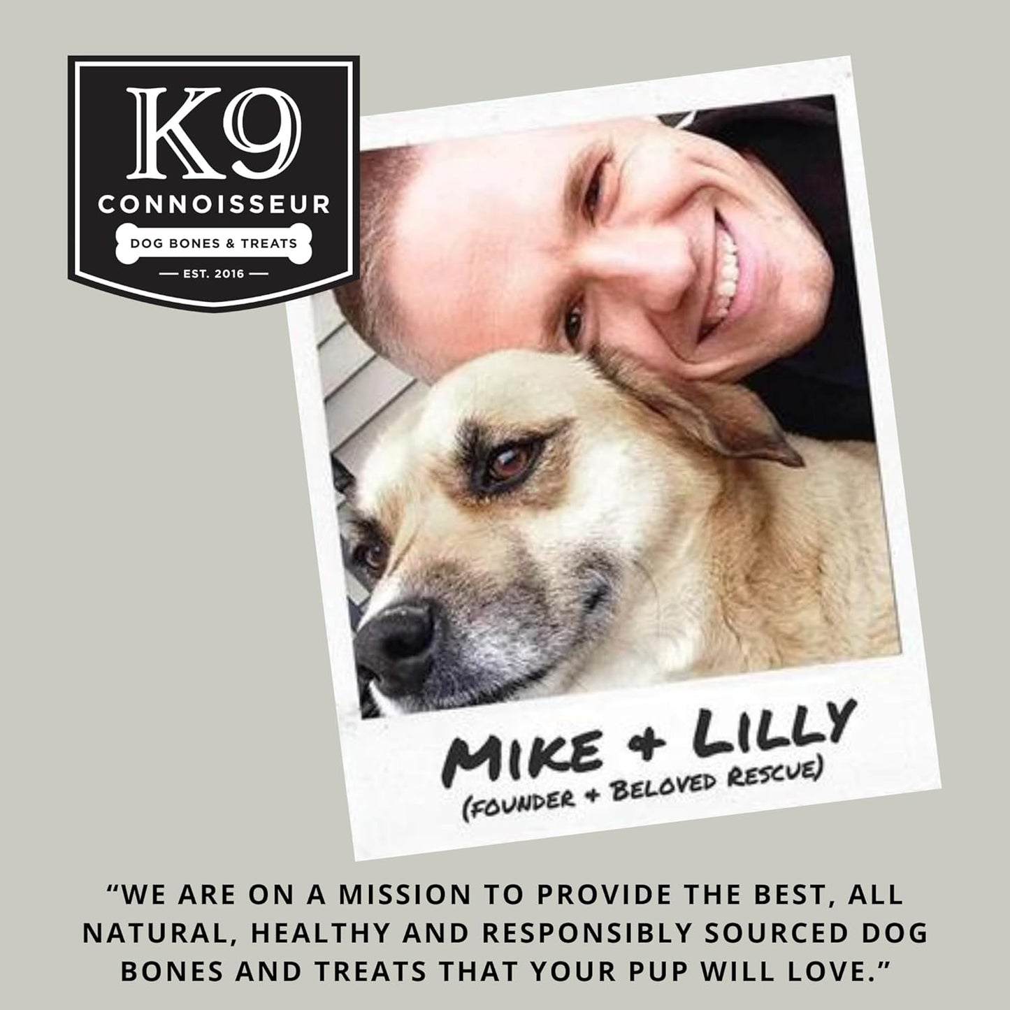 K9 Connoisseur Dog Bones Made in USA for Large Breed Aggressive Chewers All Natural Long Lasting Meaty Mammoth Marrow Filled Bone Chew Treat Best for Dogs Over 50 Pounds (8 Pack)