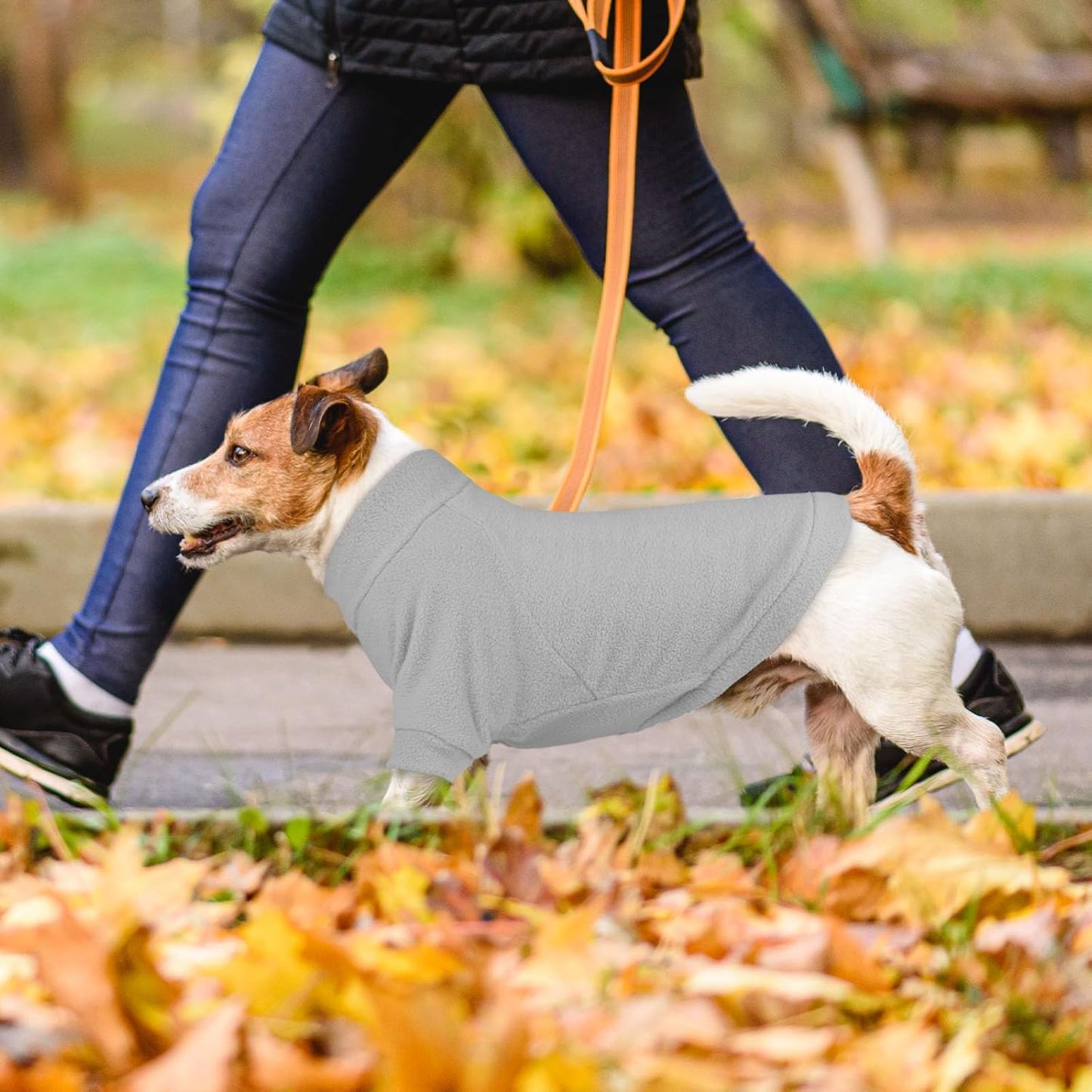 3 Pack Dog Sweaters for Large Dogs, Fleece Dog Sweater Large Pet Clothes Turtleneck Soft Warm Sweatshirt Boy Girl Pet(Gray+ Blue+Coffee,XL)