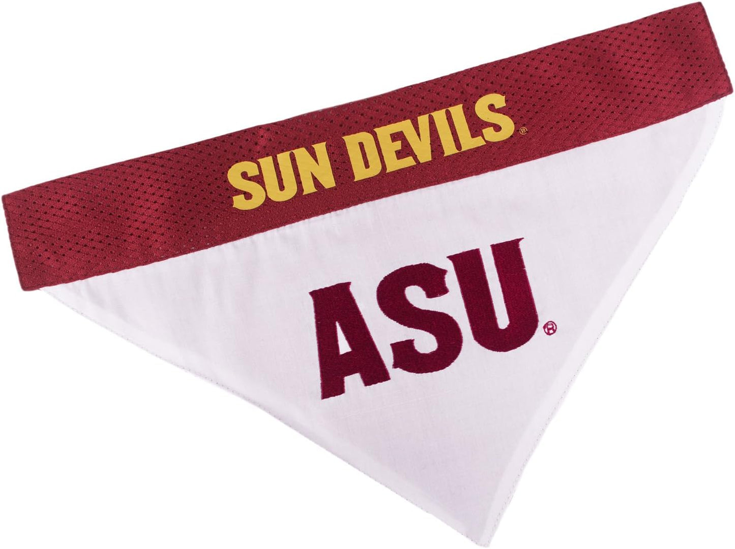 Pets First Collegiate Pet Accessories, Reversible Bandana, Arizona State Sun Devils, Large/X-Large