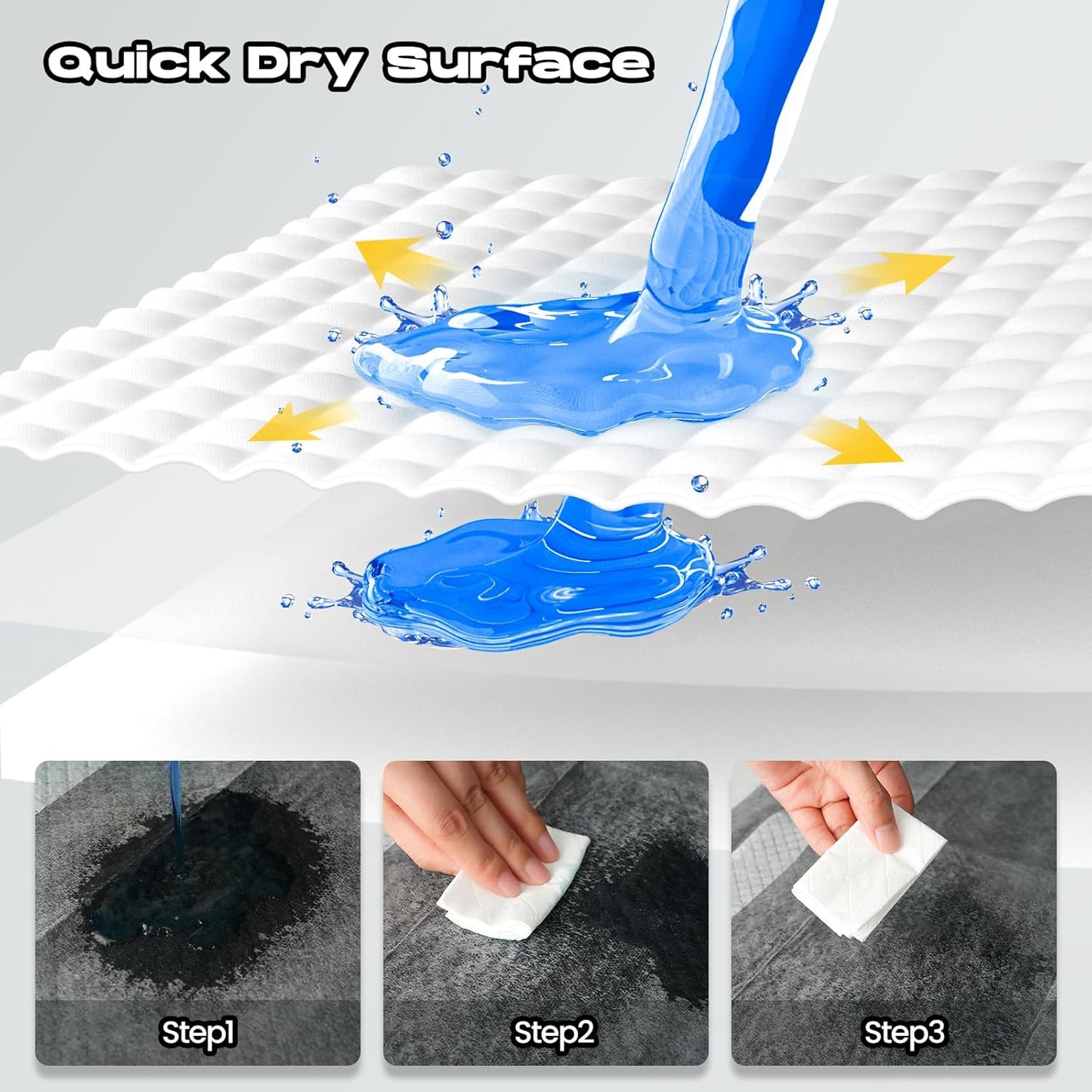 Charcoal Puppy Pads 80 Counts,22"x22" Dog Pee Pads Small Disposable Activated Carbon Super Absorbent Full Edge-Wrapping Pee Pads Odor-Control Training Pads for Doggie Cats Rabbits