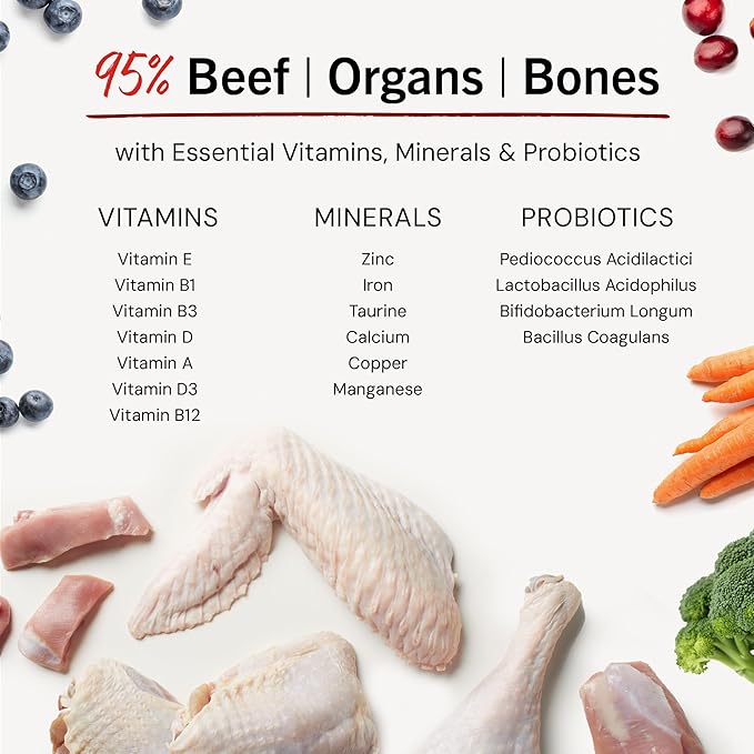 Stella & Chewy's Freeze-Dried Raw Dinner Patties - Turkey Recipe - High Protein Grain-Free Puppy & Dog Food - Perfect For Picky Eaters - 14 oz