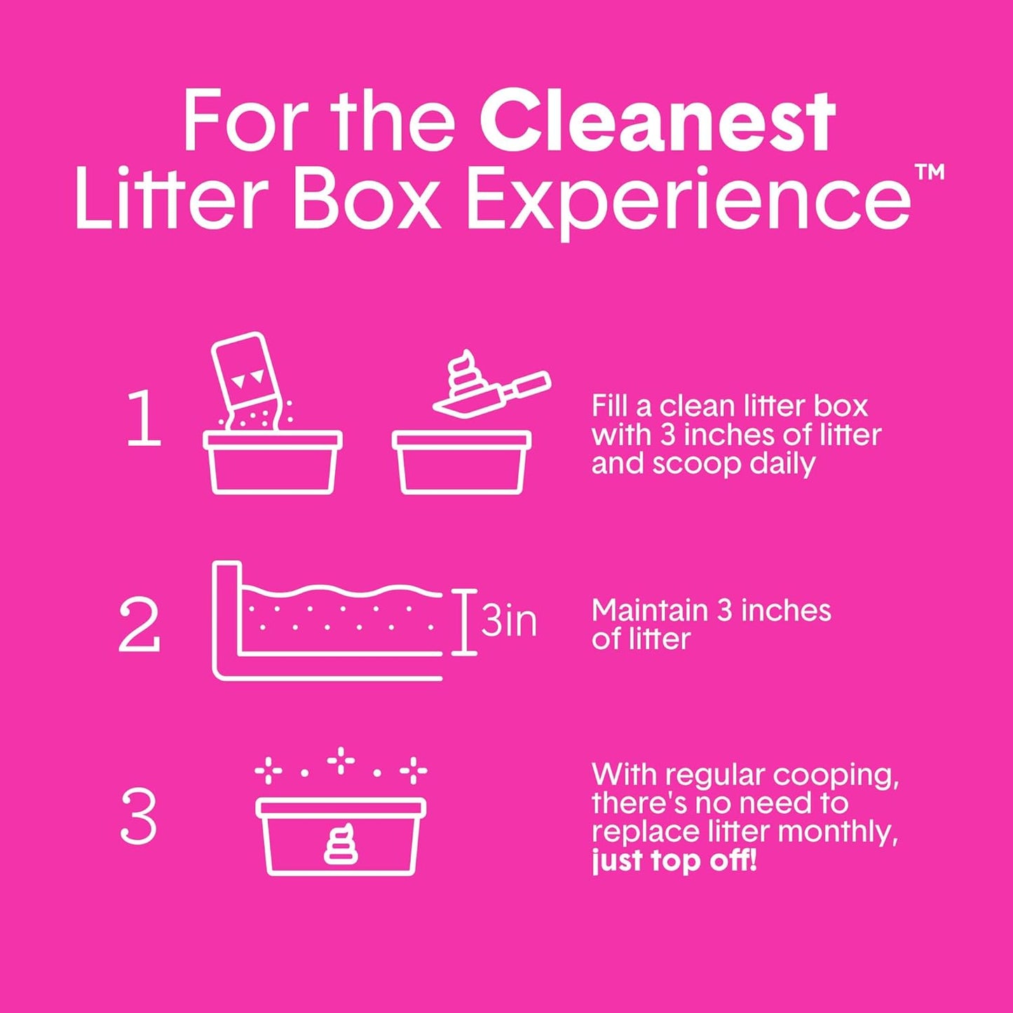 Boxie Glo Clumping Clay 30 Day Odor Control Cat Litter, 99.9% Dust-Free, Low Tracking, UV Light Attractant, 28 lb