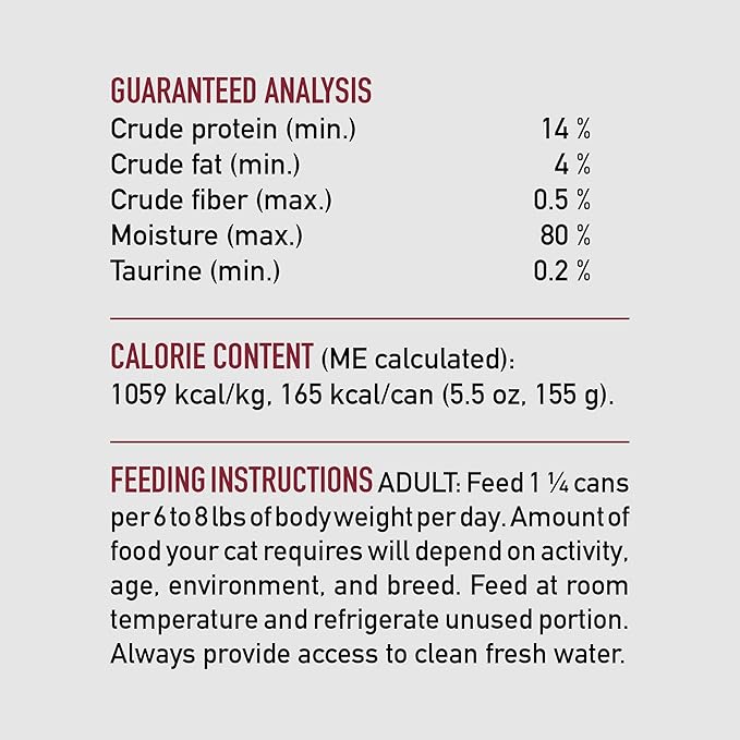 ORIJEN Premium Pate Wet Cat Food in Bone Broth Tuna Salmon & Beef Entrée 5.5oz Cans (12 Count)