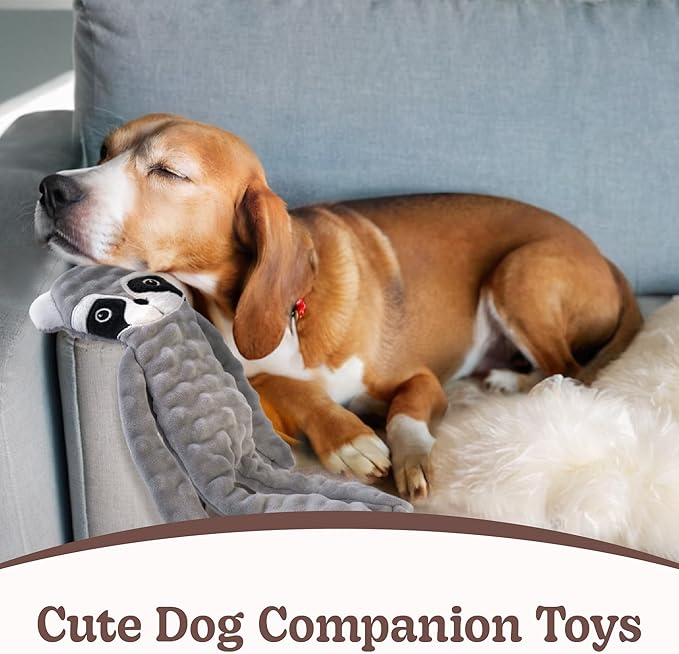 SHARLOVY No Stuffing Dog Toys 5 Pack, Crinkle Interactive Dogs Toy for Boredom, Puppy Toys for Teething to Keep Them Busy, Cute Squeaky Dogs Toy for Small, Medium, and Large Breed