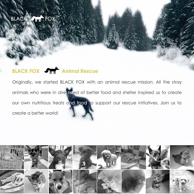 BLACK FOX Freeze-Dried Chicken Egg Yolk Dog Treats | Topper | Cat Treats | 4oz Single Ingredient, Raw, Healthy, All Natural, Human Grade, Digestion & Hairball Control