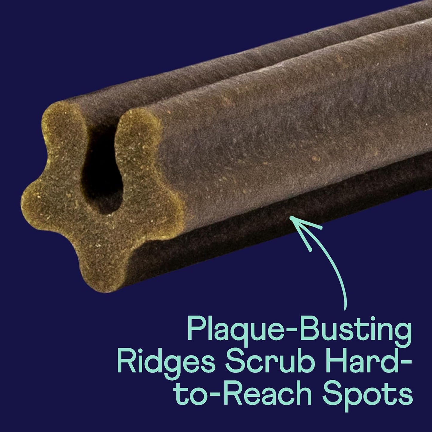 Finn Plaque Patrol Dental Chews | Triple-Action Defense Against Plaque, Tartar, and Bad Breath | for Medium/Large Dogs, 25+ lbs