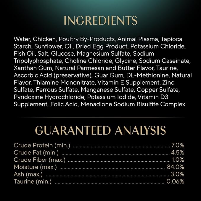 Sheba Perfect Portions Bistro Adult Wet Cat Food, Chicken in Alfredo Sauce Entree, 2.6 oz. Twin-Pack Trays (24 Count, 48 Servings)