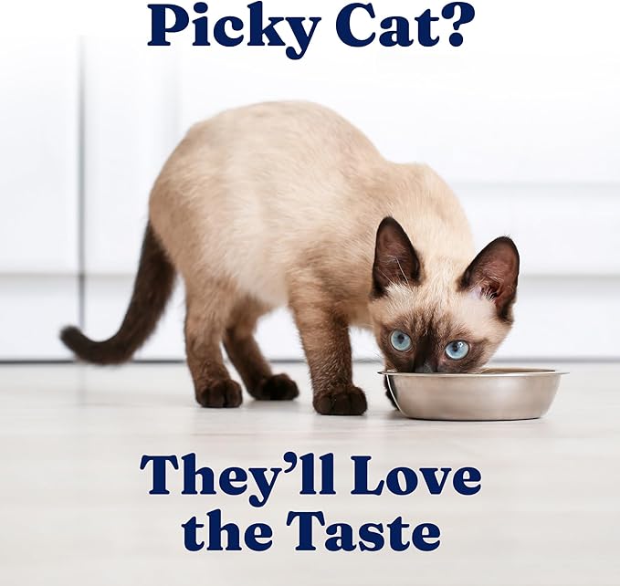 Solid Gold Wet Cat Food Shreds in Gravy - Canned Cat Food Made w/Real Tuna & Sardine - Five Oceans Grain Free 16ct/6oz Can